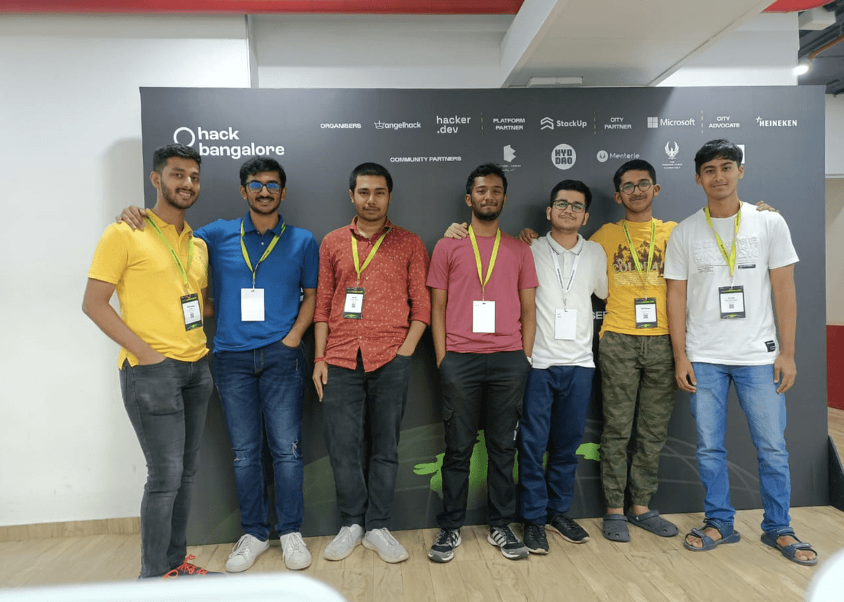 WebClub members at Hackbangalore